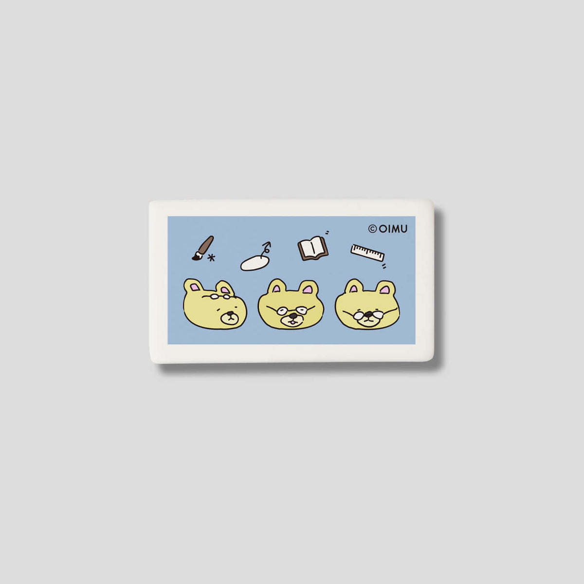 OIMU Kkureogi Eraser in Pastel Brown - main product image